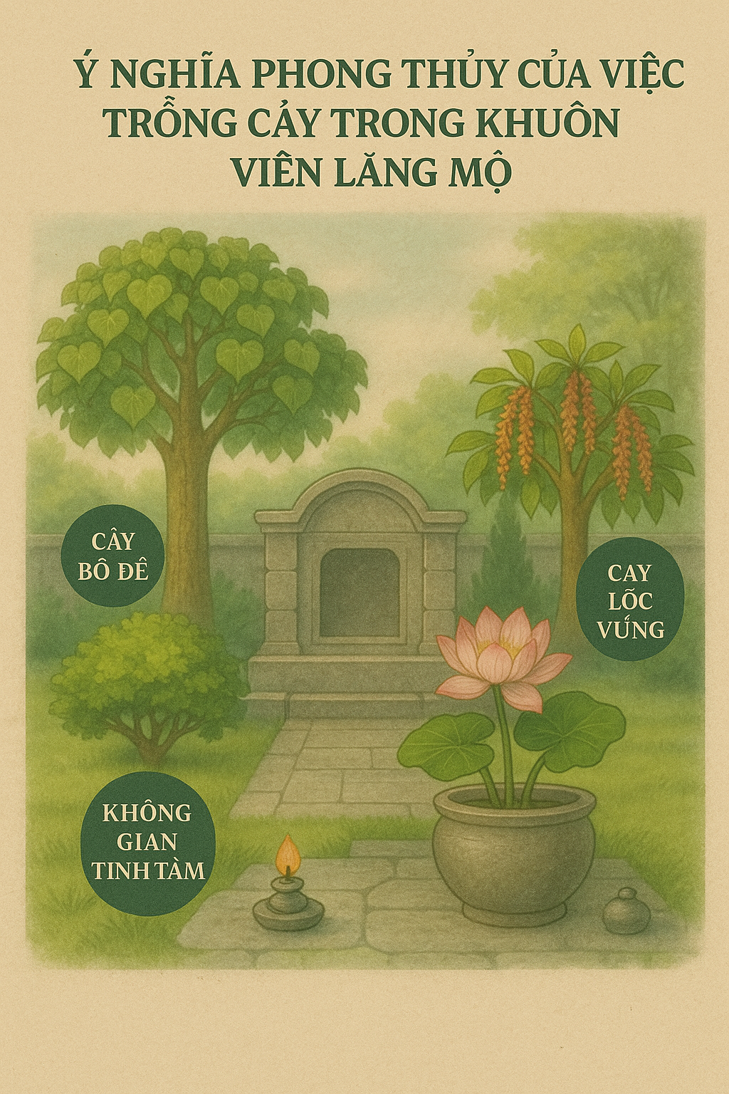 Màu sắc gốm sứ trong phong thủy mộ phần – Chọn sao cho đúng mệnh?