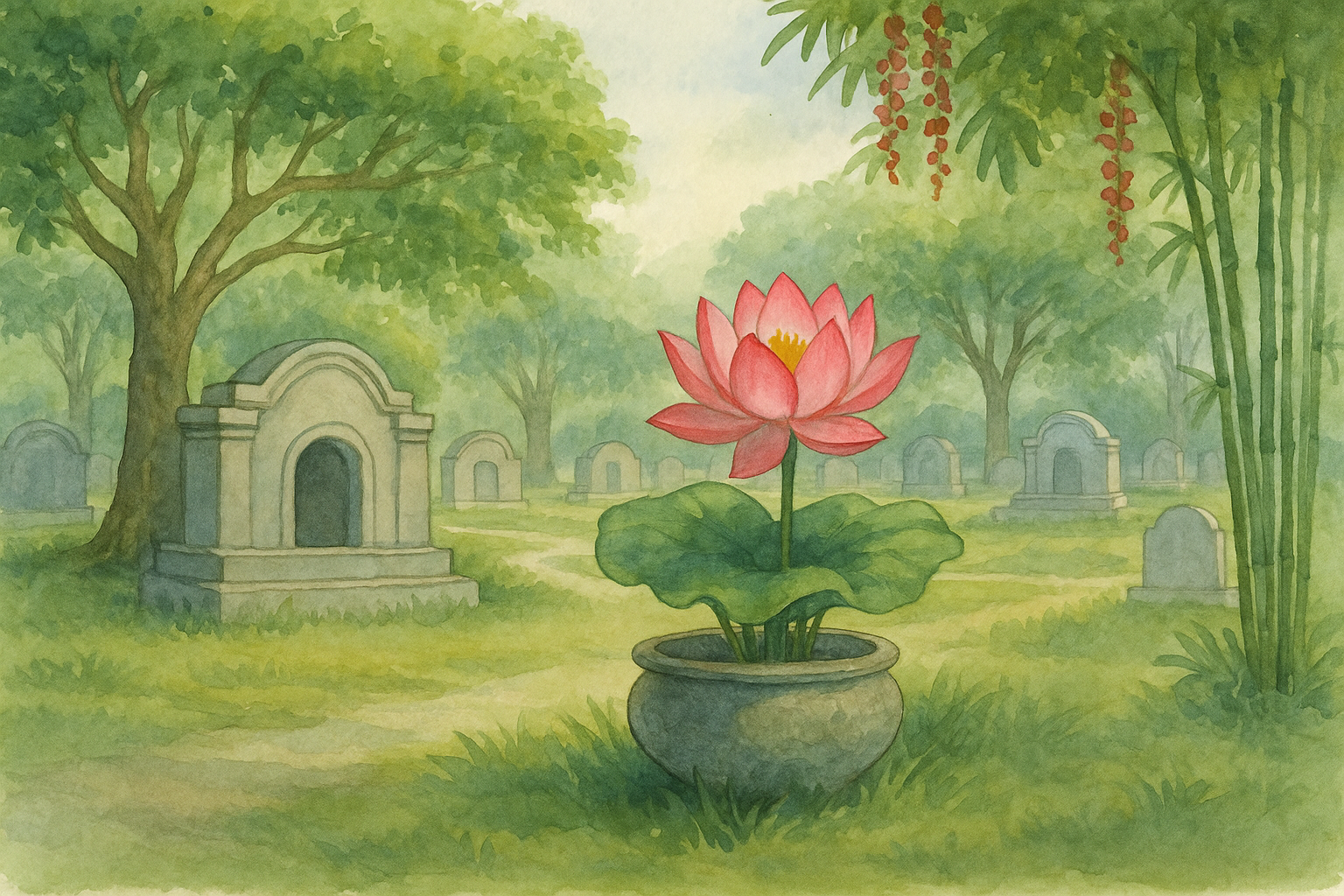 Top 5 Loại Cây Linh Thiêng Nên Trồng Quanh Mộ Phần