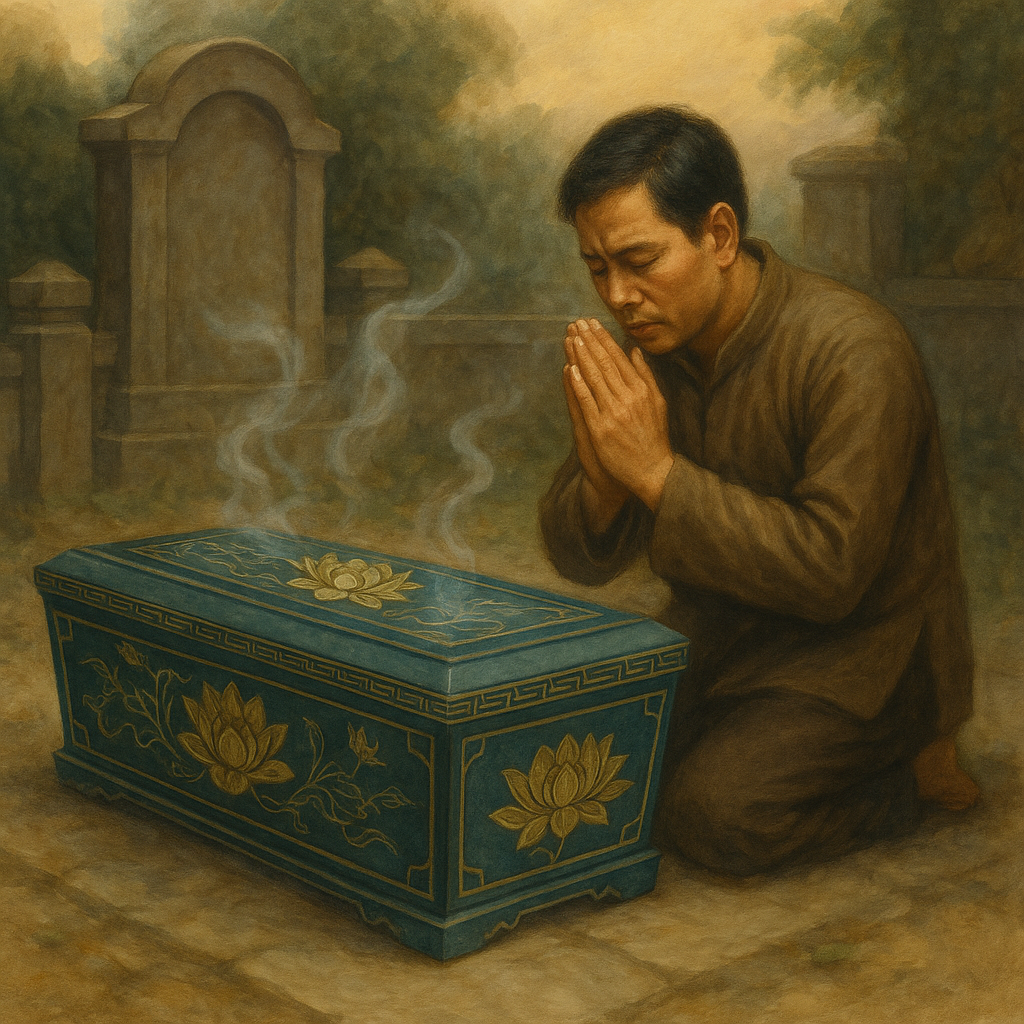Tấm lòng người con – Lời nguyện cầu bên tiểu quách